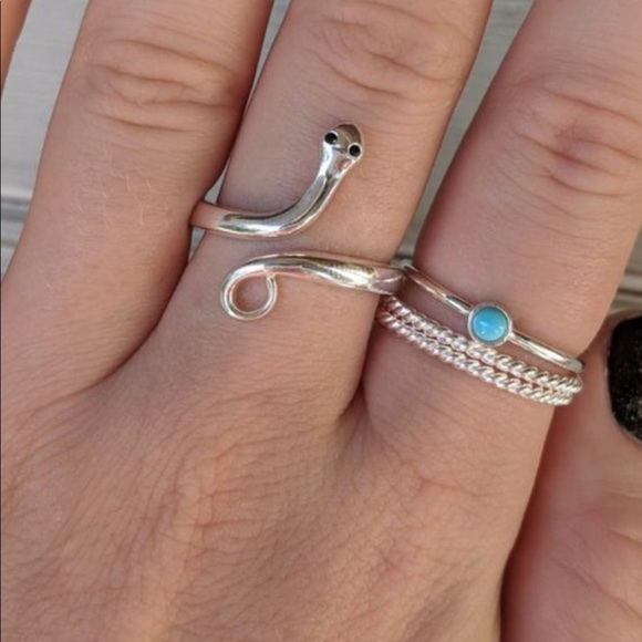 Kundalini Rising Snake Bohemian Ring - Picture 3 of 3